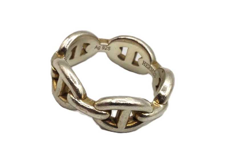 エルメス買取 SV925 アンシェネ リング